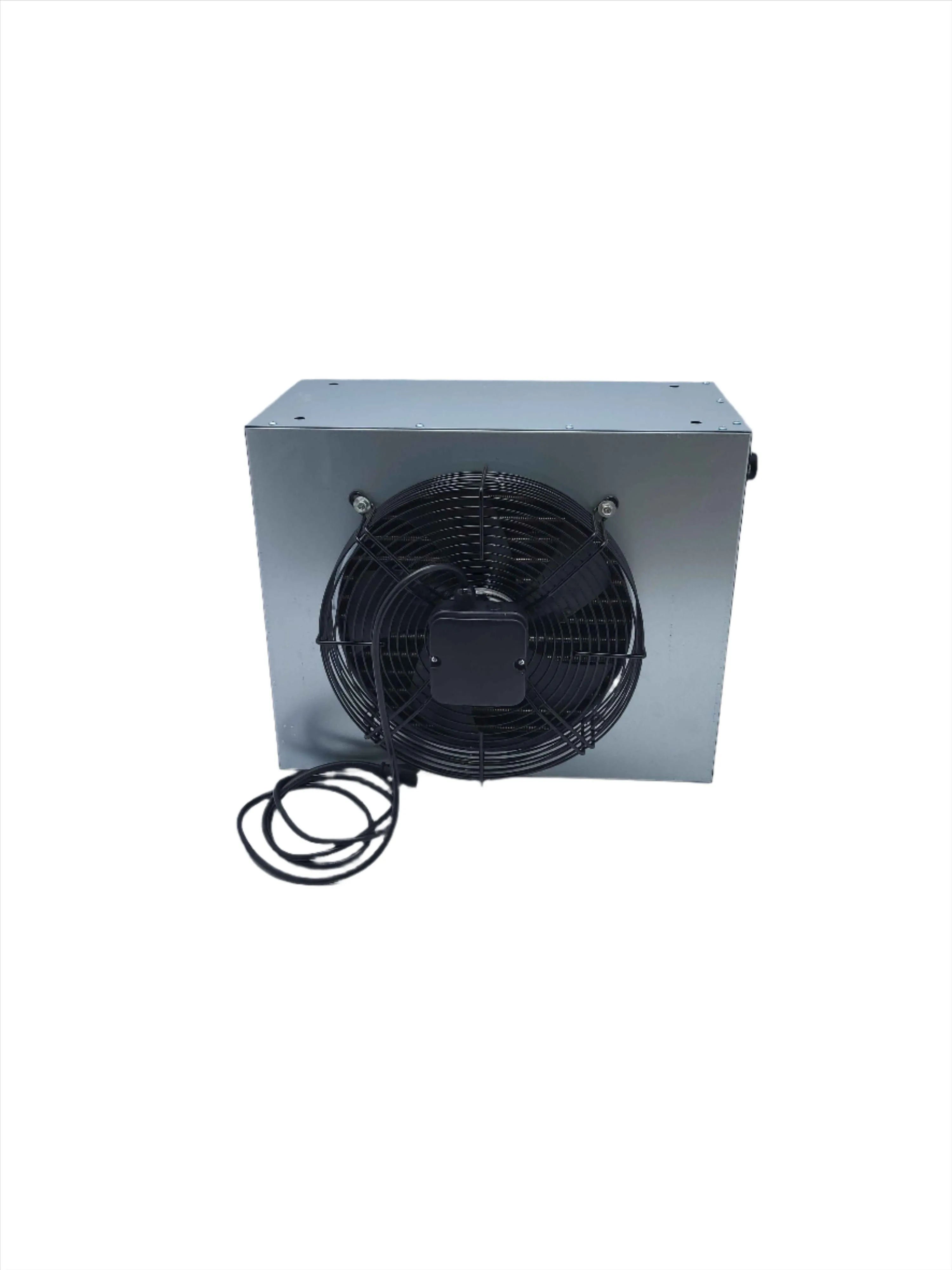 100k Side Port Hydronic hanging heater, Variable speed fan NO WIRING NEEDED!  Comes with Thermostat