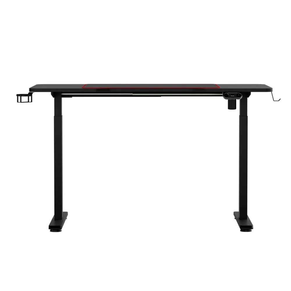 140cm Gaming Desks Standing Desk Motorised - Black