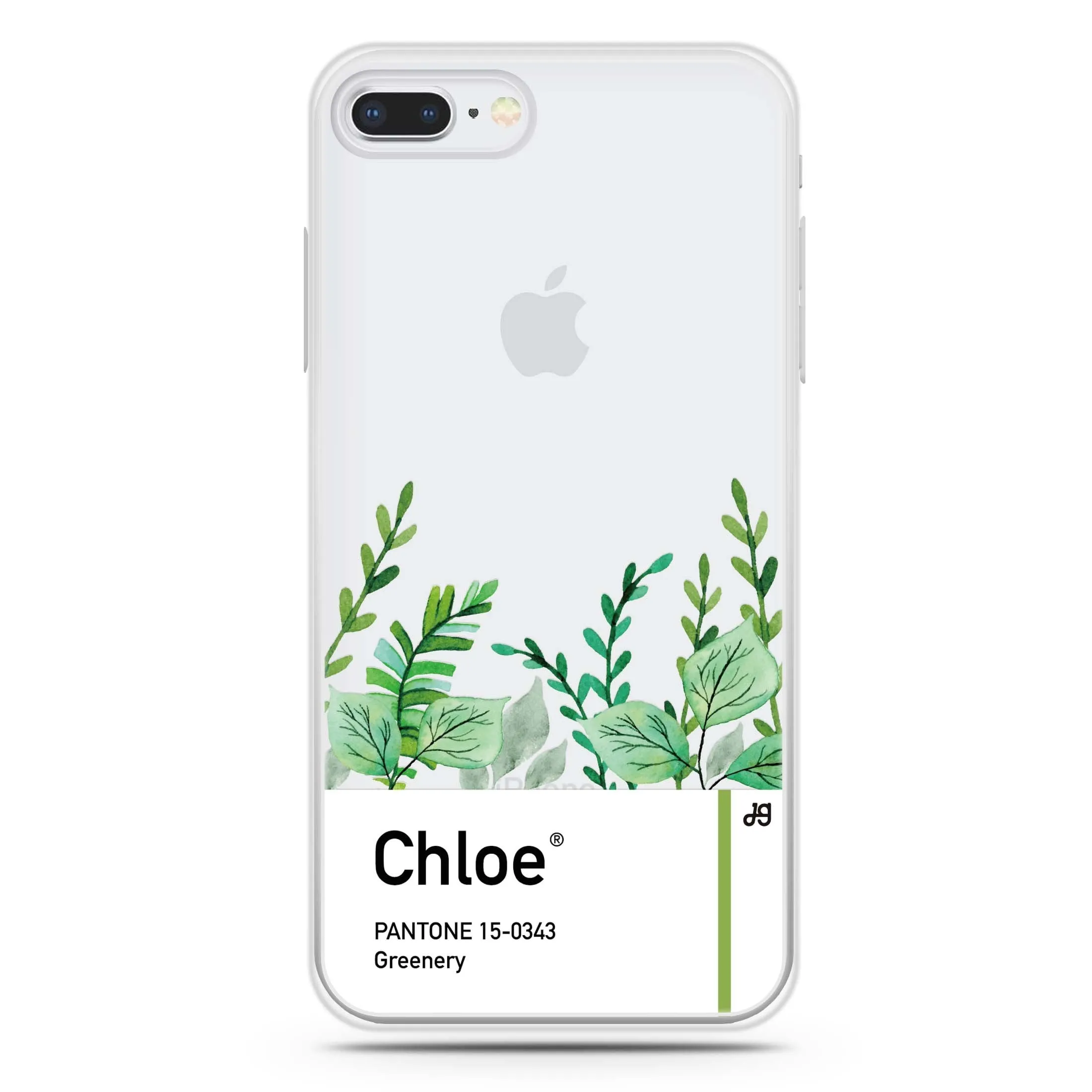 #15-0343 Greenery I iPhone 8 Plus Ultra Clear Case