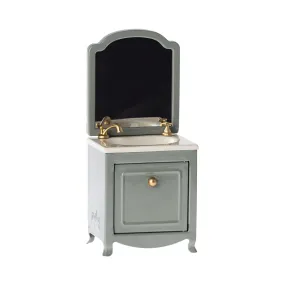 2022 Maileg Mouse Dark Mint Sink with Mirror