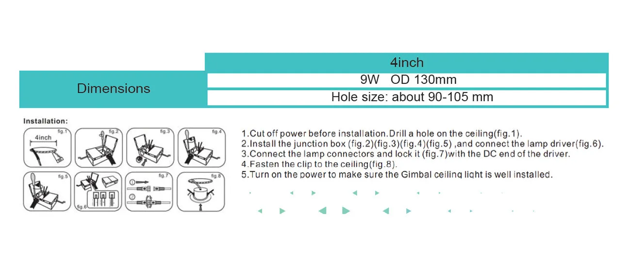 3CCT Switchable Gimbal Downlight - Round