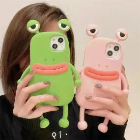 3D Frog Shaped Phone Case (For iPhones)