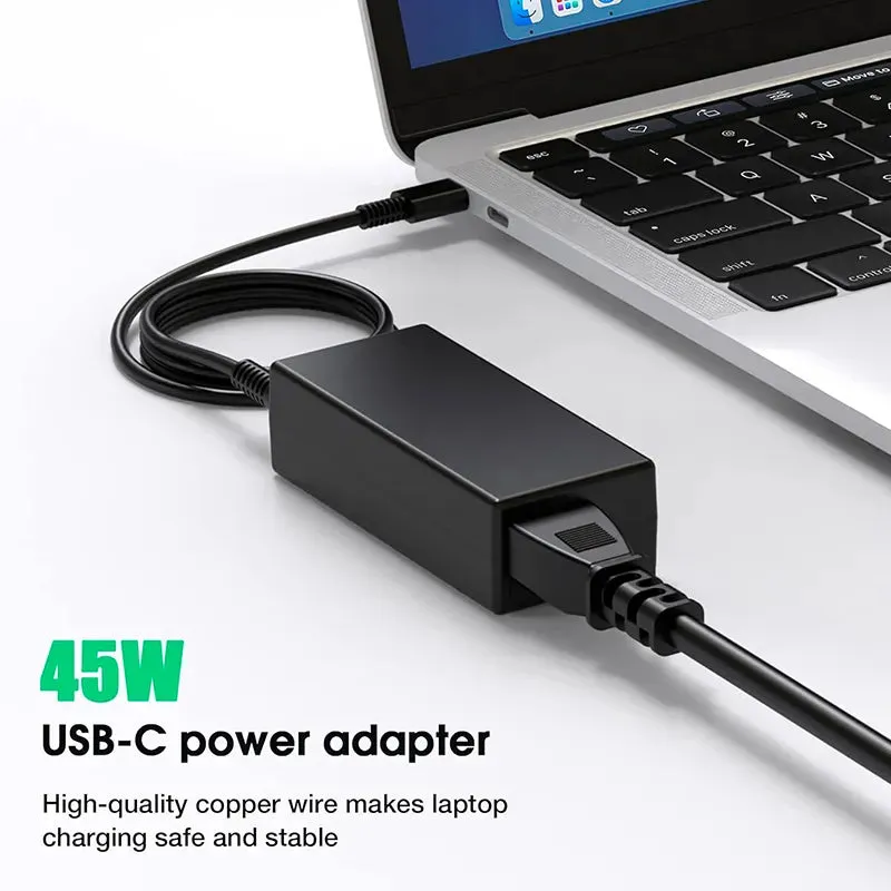 45W Charger for Samsung Laptops with USB Type-C