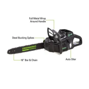 82V 1.5kW 18" Chainsaw Kit