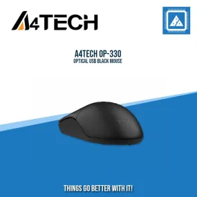 A4TECH OP-330 OPTICAL USB BLACK MOUSE