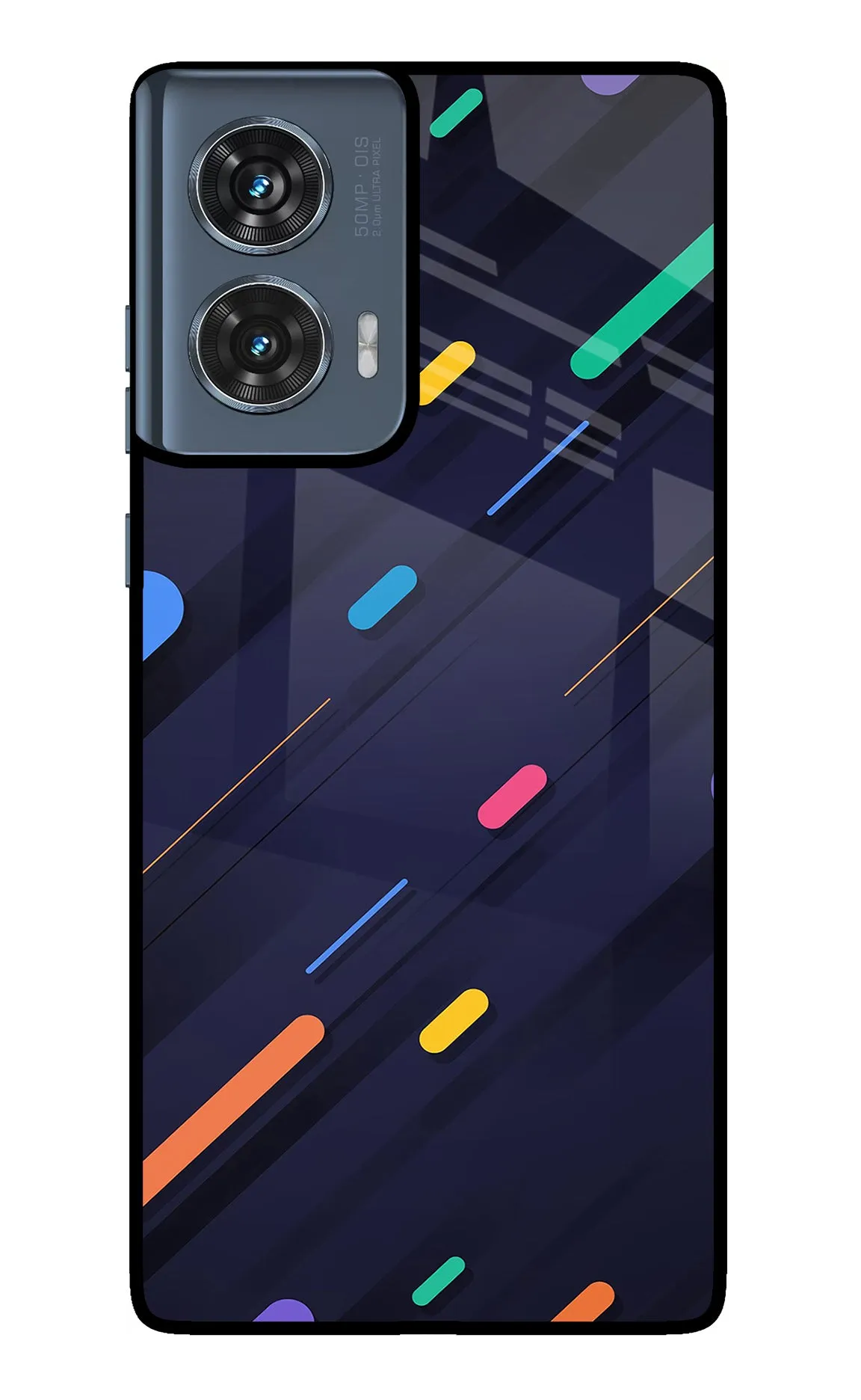 Abstract Design Moto Edge 50 Fusion Back Cover