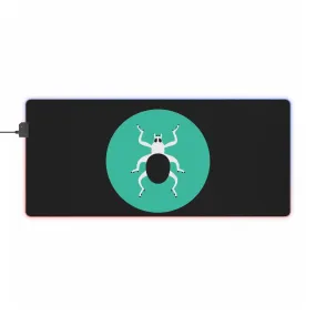 Aburame Clan Symbol RGB LED Mouse Pad (Desk Mat)