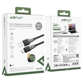 Ace Fast Cable Charger USB C To Type C, Black