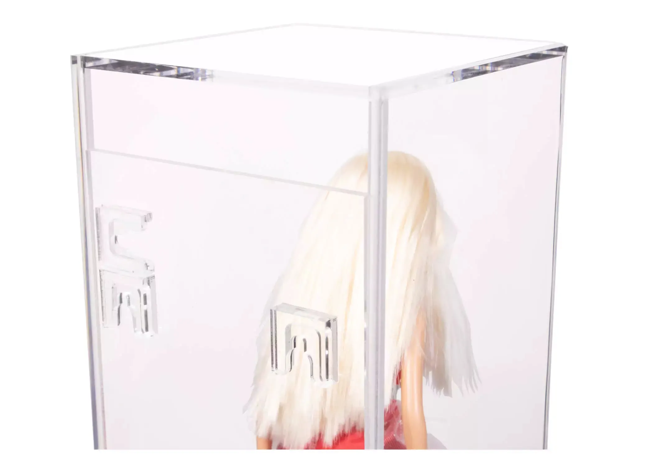 Acrylic Display Case for Figurine Miniature Doll Bobblehead or Action Figure