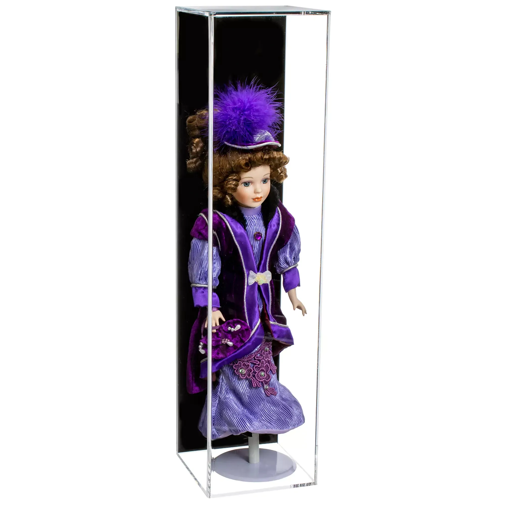 Acrylic Display Case for Figurine Miniature Doll Bobblehead or Action Figure