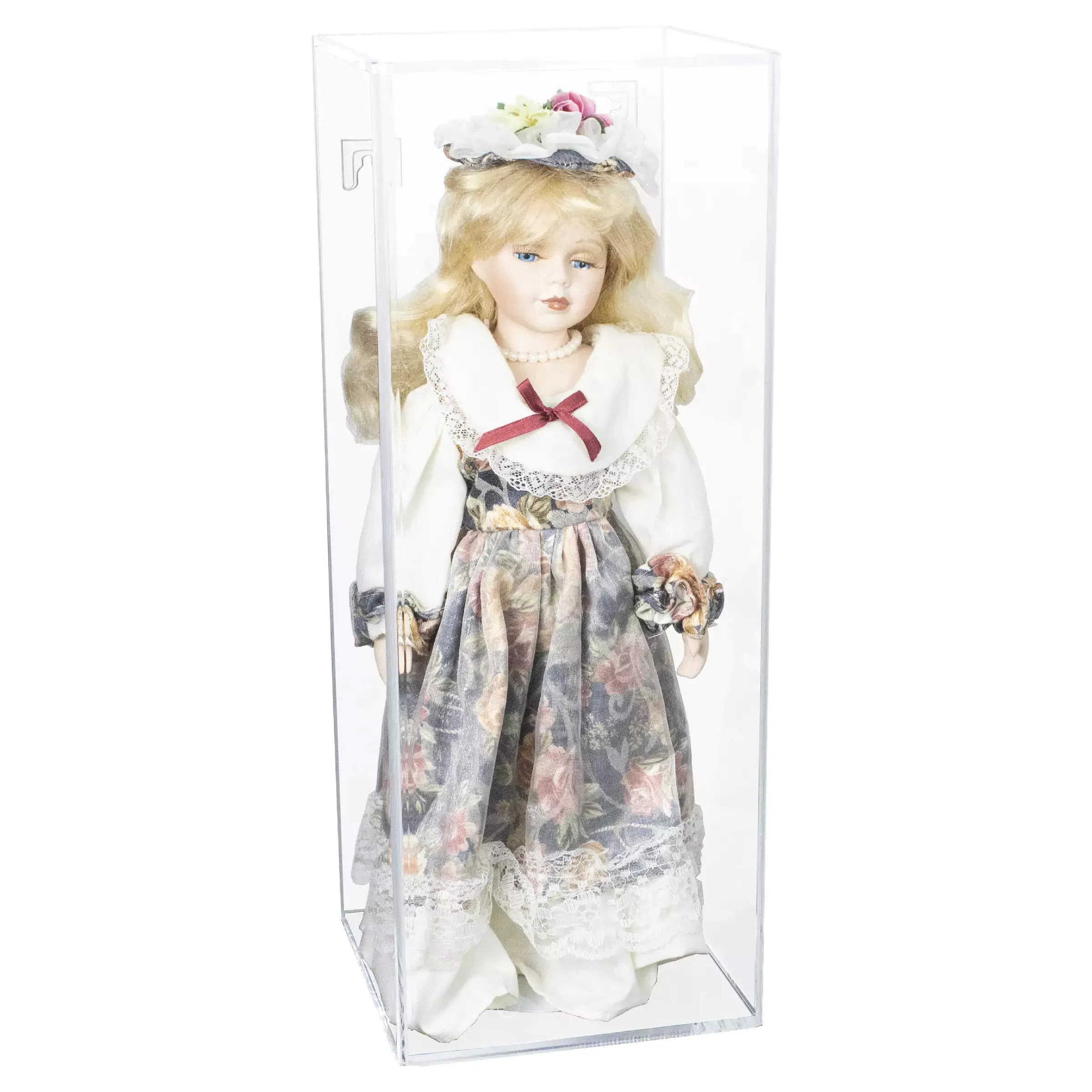 Acrylic Display Case for Figurine Miniature Doll Bobblehead or Action Figure