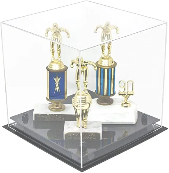 Acrylic Versatile Display Case 9.75 X 9.75 X 9.75 Clear (V02/A027)