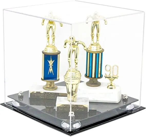 Acrylic Versatile Display Case 9.75 X 9.75 X 9.75 Clear (V02/A027)