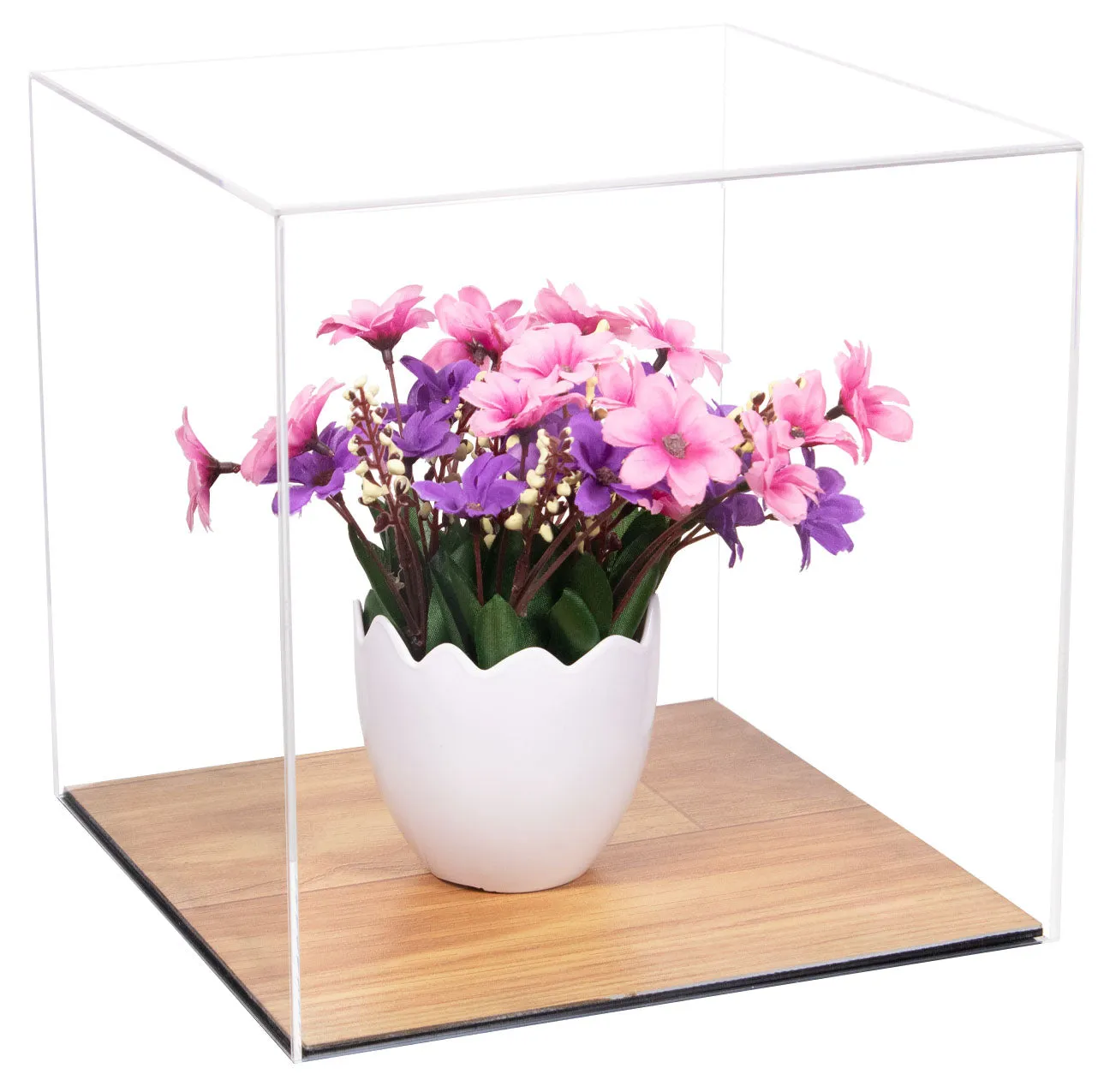 Acrylic Versatile Display Case 9.75 X 9.75 X 9.75 Clear (V02/A027)