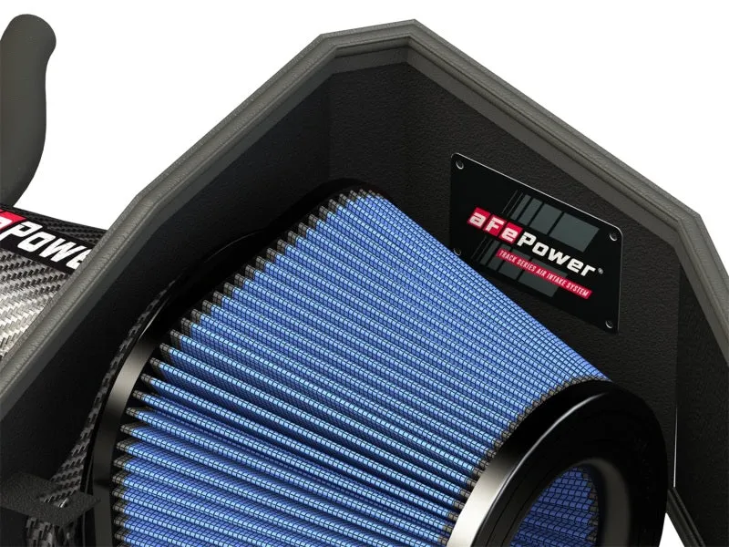 AFE Carbon Fiber Cold Air Intake System (w/Pro 5R Filter): 300 / Challenger / Charger 6.4L 392 2011 - 2024