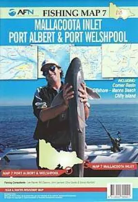 AFN Mallacoota Inlet, Port Albert & Port Welshpool Fishing Map