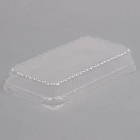 Aluminum Foil Loaf Pan Clear Dome Lid 1-1/2 lb. - 500/Case