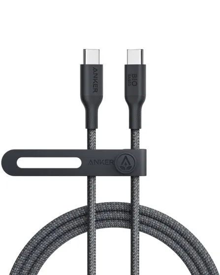 Anker 543 USB-C to USB-C 100W (Bio-Nylon) (0.9m/3ft) -Black A80F5H11