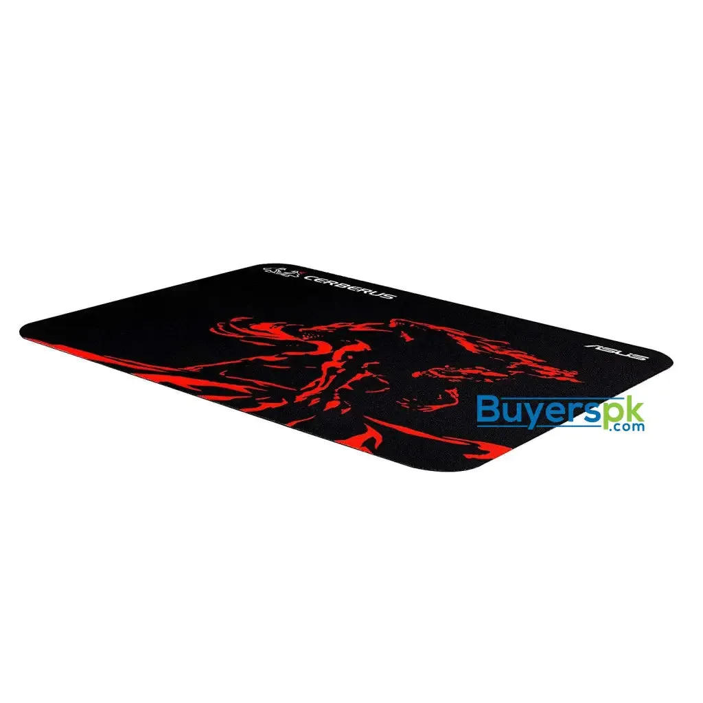 Asus Cerberus Mat Mini Gaming Mouse Pad Red with Consistent Surface Texture and Non-slip Rubber