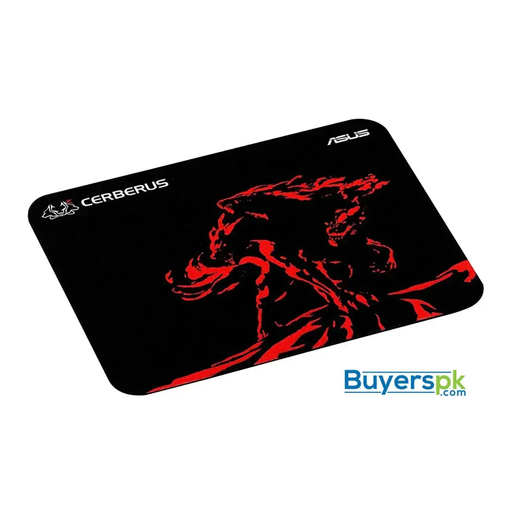 Asus Cerberus Mat Mini Gaming Mouse Pad Red with Consistent Surface Texture and Non-slip Rubber