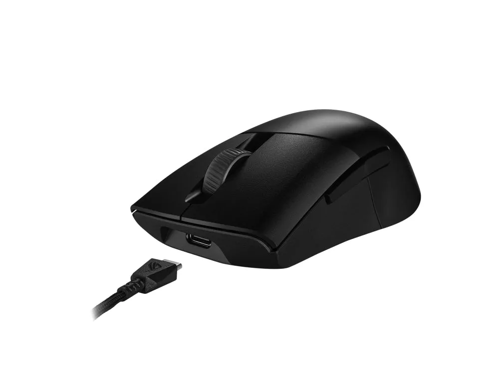 Asus Rog Keris Wireless Aimpoint - Mouse - 2.4 Ghz, Usb 2.0, Bluetooth 5.1 - Black