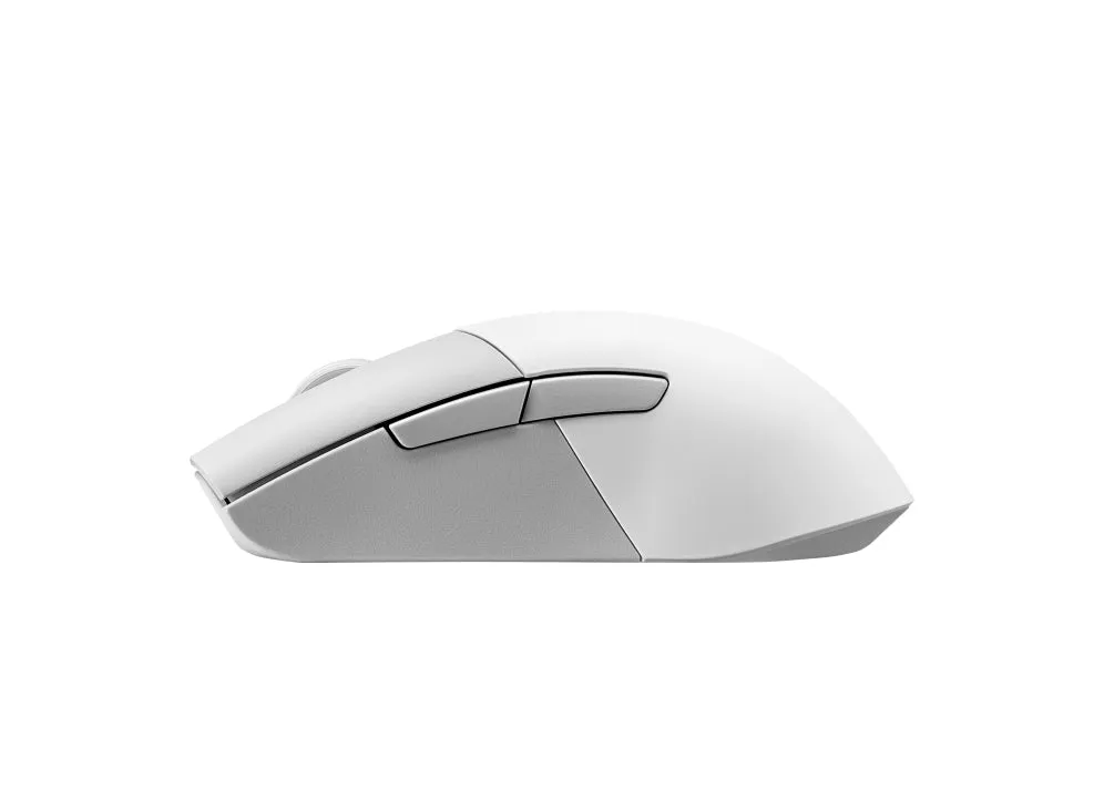 Asus Rog Keris Wireless Aimpoint - Mouse - 2.4 Ghz, Usb 2.0, Bluetooth 5.1 Le - Moonlight White