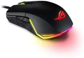 ASUS ROG Pugio Optical Mouse Configurable & Swappable Side Buttons | 7200 DPI Optical Sensor | Aura Sync RGB, ROG Armoury II