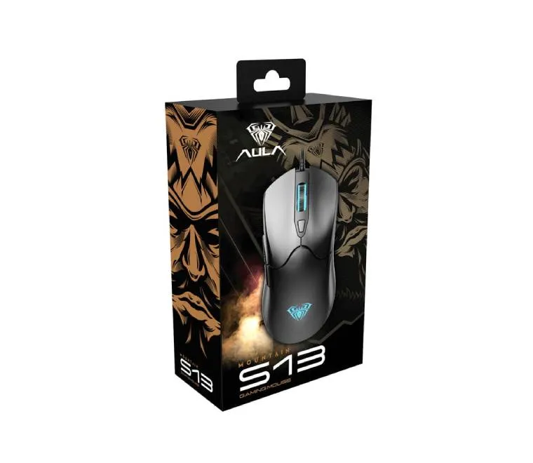 AULA S13 Wired Gaming Mouse with 6-Keys