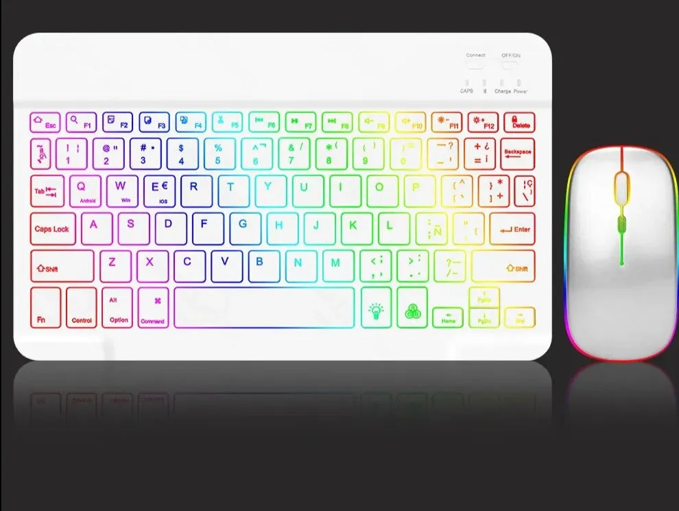 Backlight Bluetooth Keyboard and Mouse