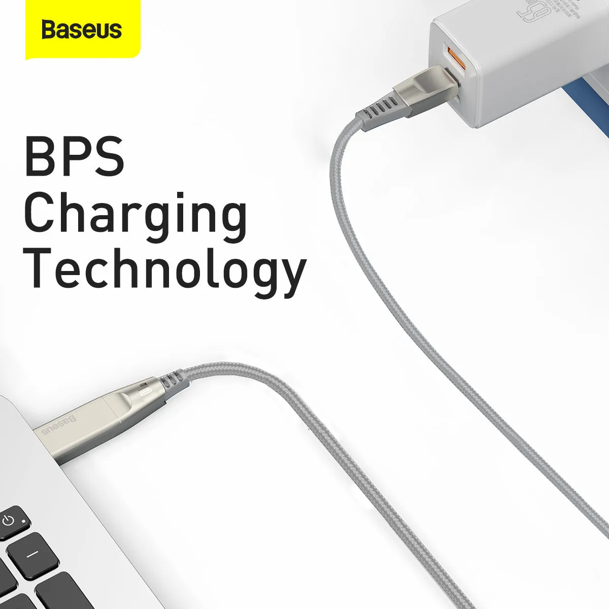 Baseus Flash Series Data Cable With Type-C To C Dc 100W 2M Grey(CA1T2-B0G)