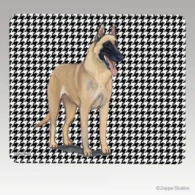 Belgian Malinois Houndstooth Mouse Pad