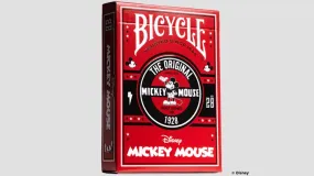 Bicycle Disney Classic Mickey Mouse (Red) by US Playing Card Co.