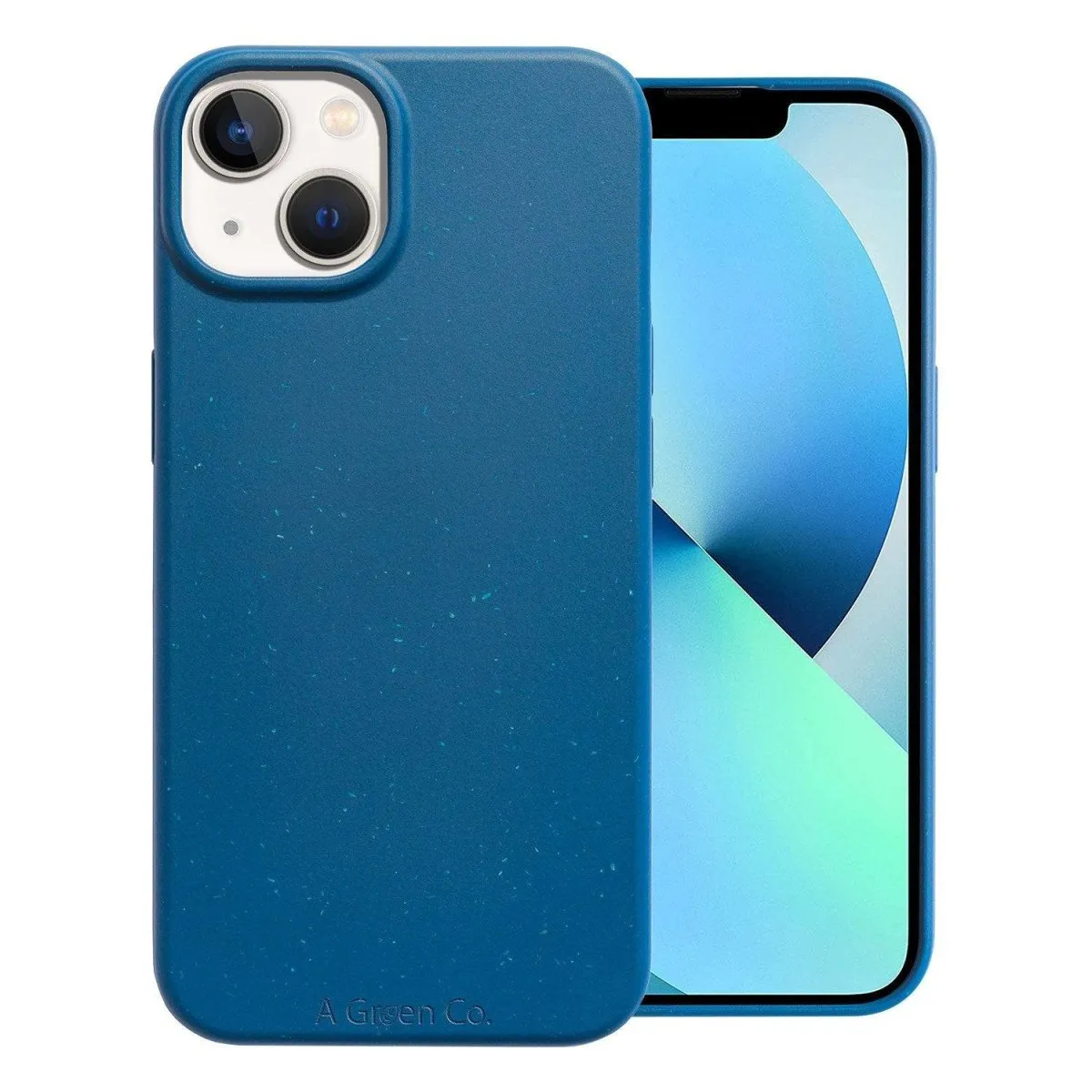 Biodegradable Eco-Friendly Wheat Straw Phone Case / Mobile Cover - Pacific Blue