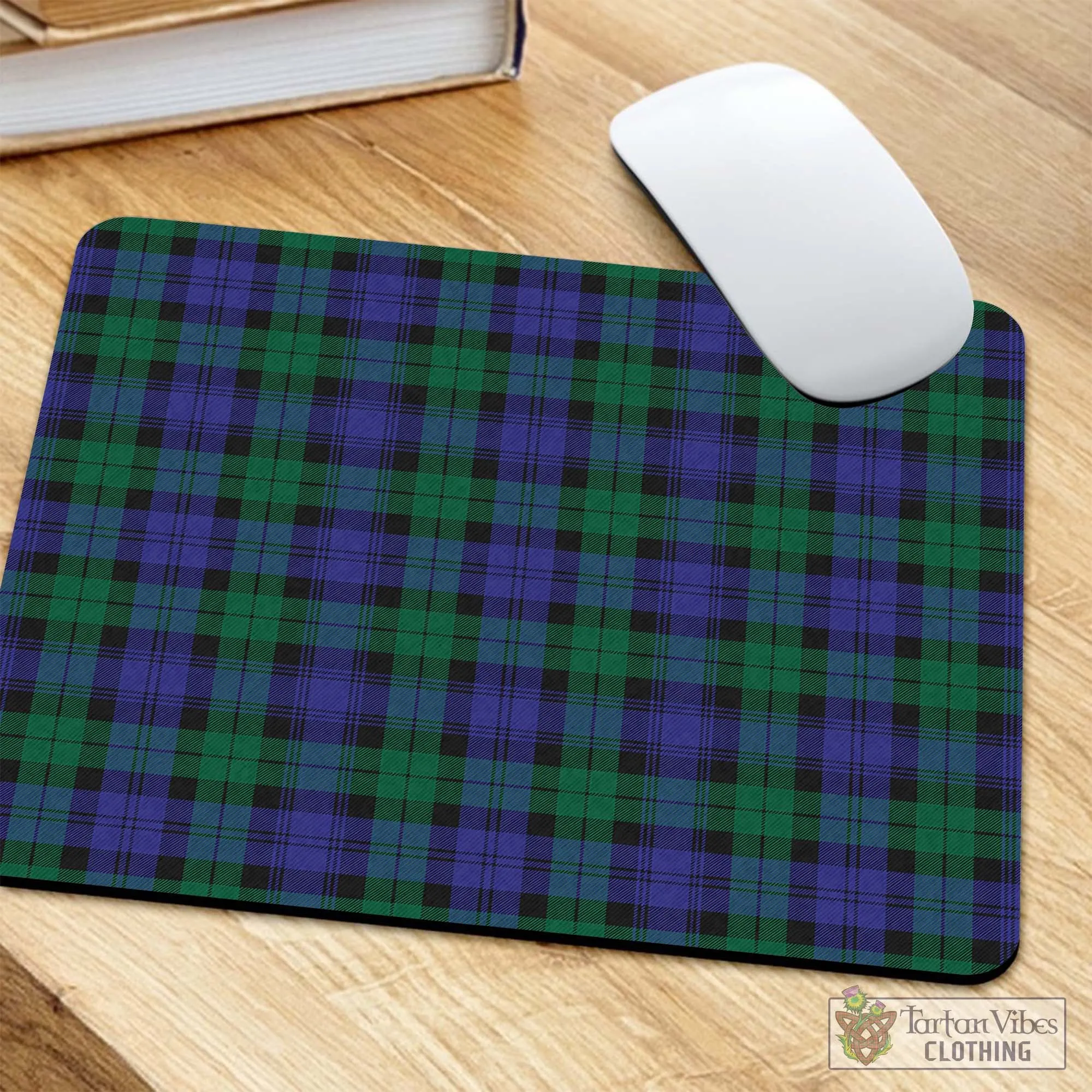 Black Watch Modern Tartan Mouse Pad