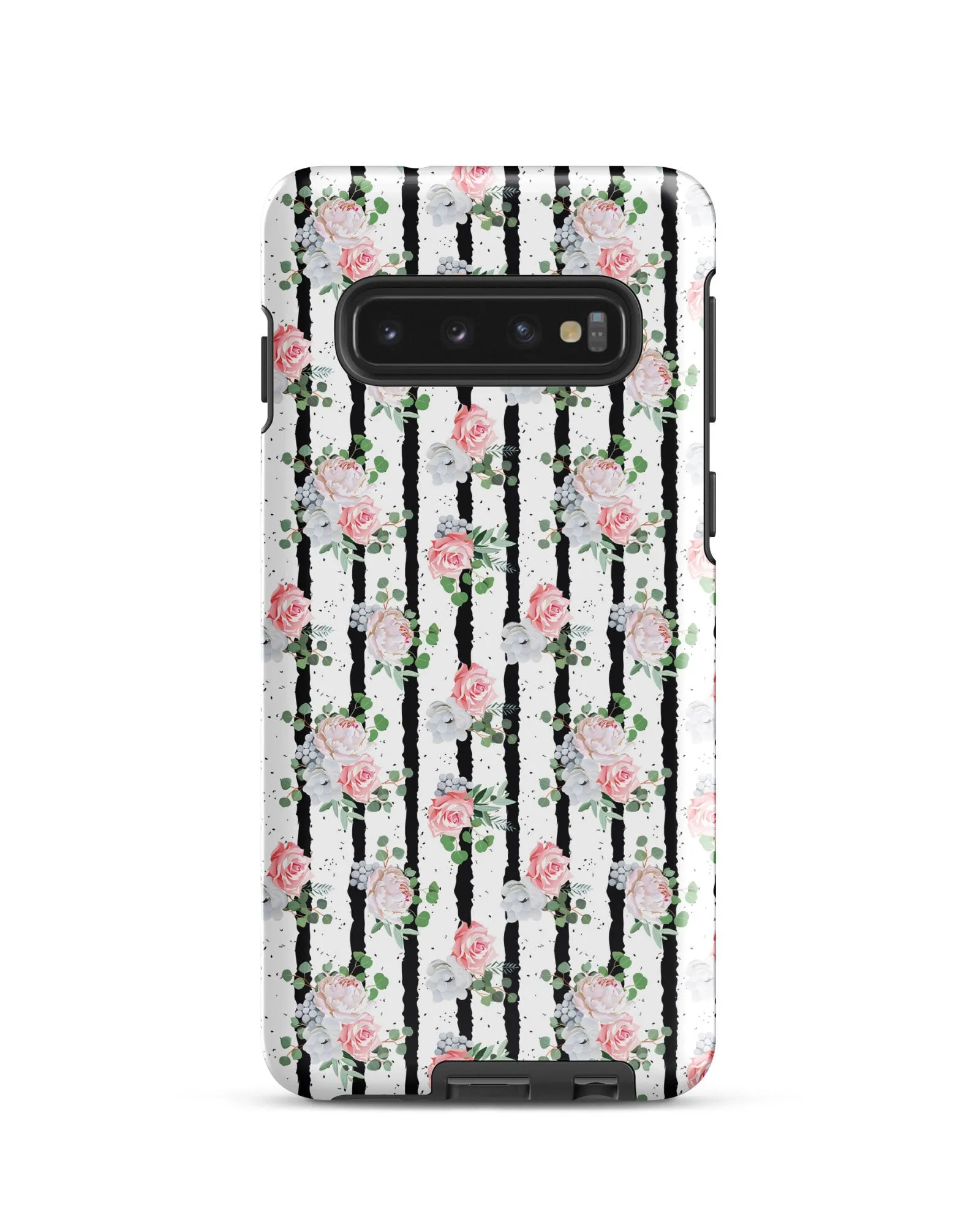 Black White and Blooms Cabin Case for Samsung®