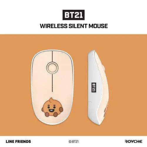 BT21 Baby Wireless Silent Mouse★ Noiseless Button/ BT21 Baby Character Design Mouse