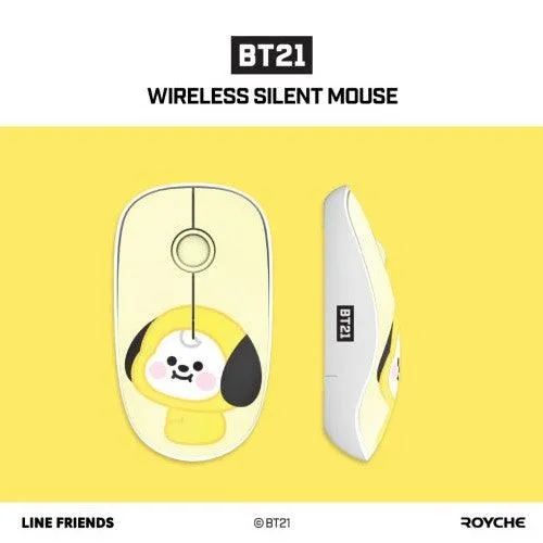 BT21 Baby Wireless Silent Mouse★ Noiseless Button/ BT21 Baby Character Design Mouse