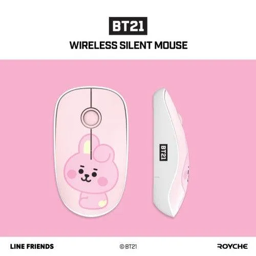 BT21 Baby Wireless Silent Mouse★ Noiseless Button/ BT21 Baby Character Design Mouse