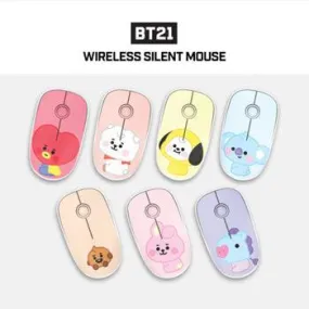 BT21 Baby Wireless Silent Mouse★ Noiseless Button/ BT21 Baby Character Design Mouse