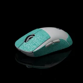 BT.L Mouse Grip V4 for Logitech G Pro X Superlight / Superlight 2 - Tiffany Blue Cartoon