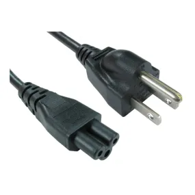 C5 (Cloverleaf/Mickey Mouse) To Us Power Cord