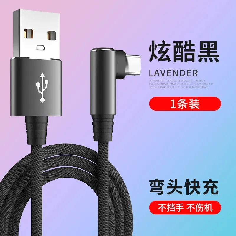 Cable Charger Type-C Usb-A For Samsung Huawei Xiaomi Smart Phone