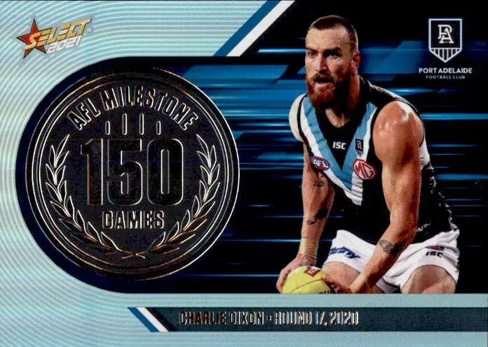 Charlie Dixon, 150 Games Milestone, 2021 Select AFL Footy Stars