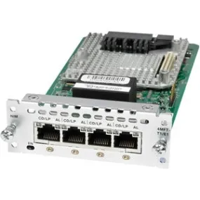 Cisco 4 Port Multi-Flex Trunk Voice/Clear-Channel Data T1/E1 Module