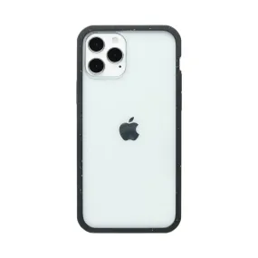 Clear iPhone 12/iPhone 12 Pro Case with Black Ridge