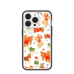 Clear Jolly Doggos iPhone 13 Pro Case With Black Ridge