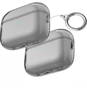 Compatible Airpods Pro2 Case-Clear Black