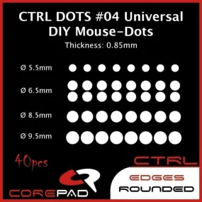 Corepad Skatez CTRL Mouse Feet - #04 Universal DIY Dots