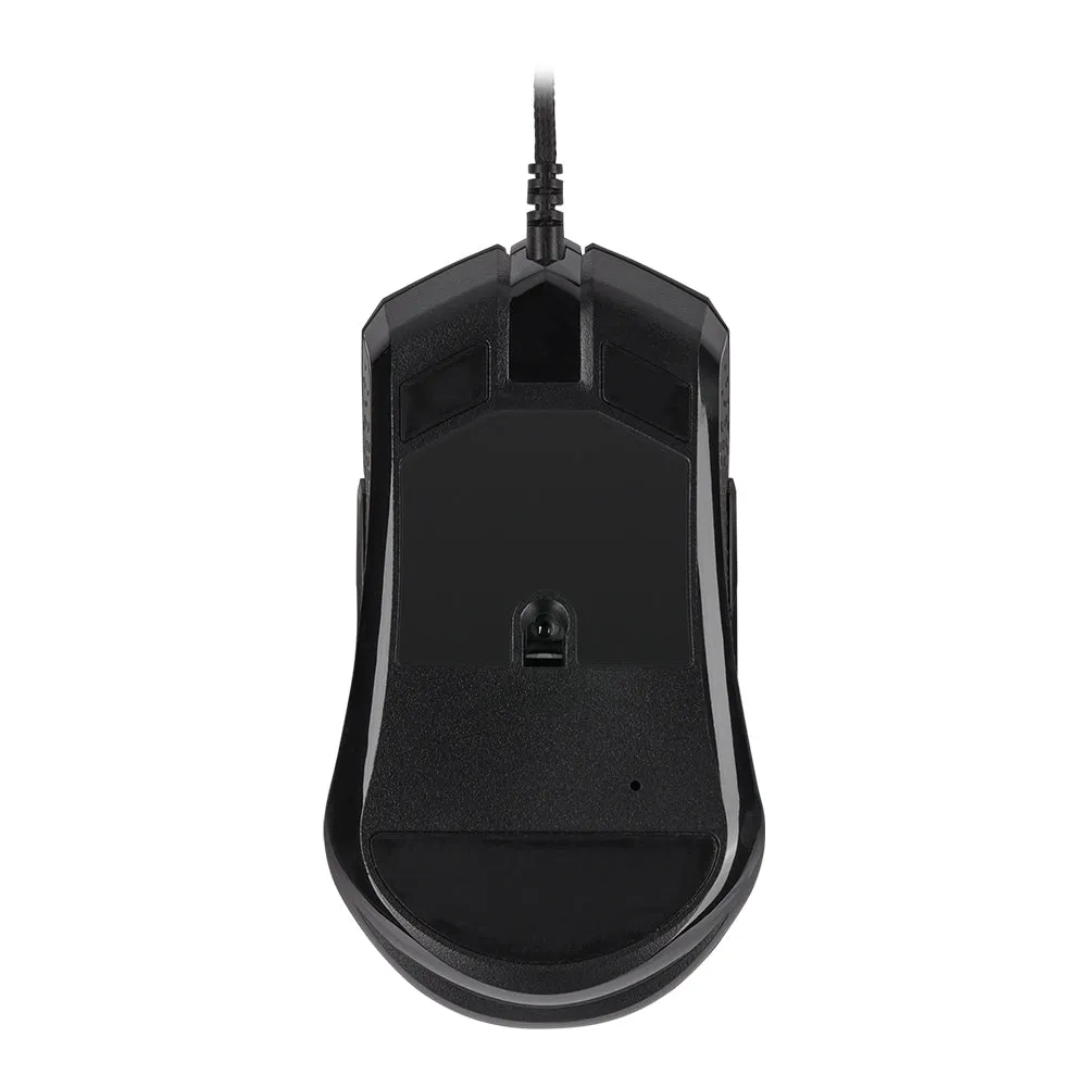 CORSAIR M55 iCUE RGB Pro Wired Optical Gaming Mouse with 12400 DPI, 8 Programmable Buttons, 100Hz Hyper Polling Rate and Ambidextrous Multi-Grip For PC and Laptop | CH-9308011-AP