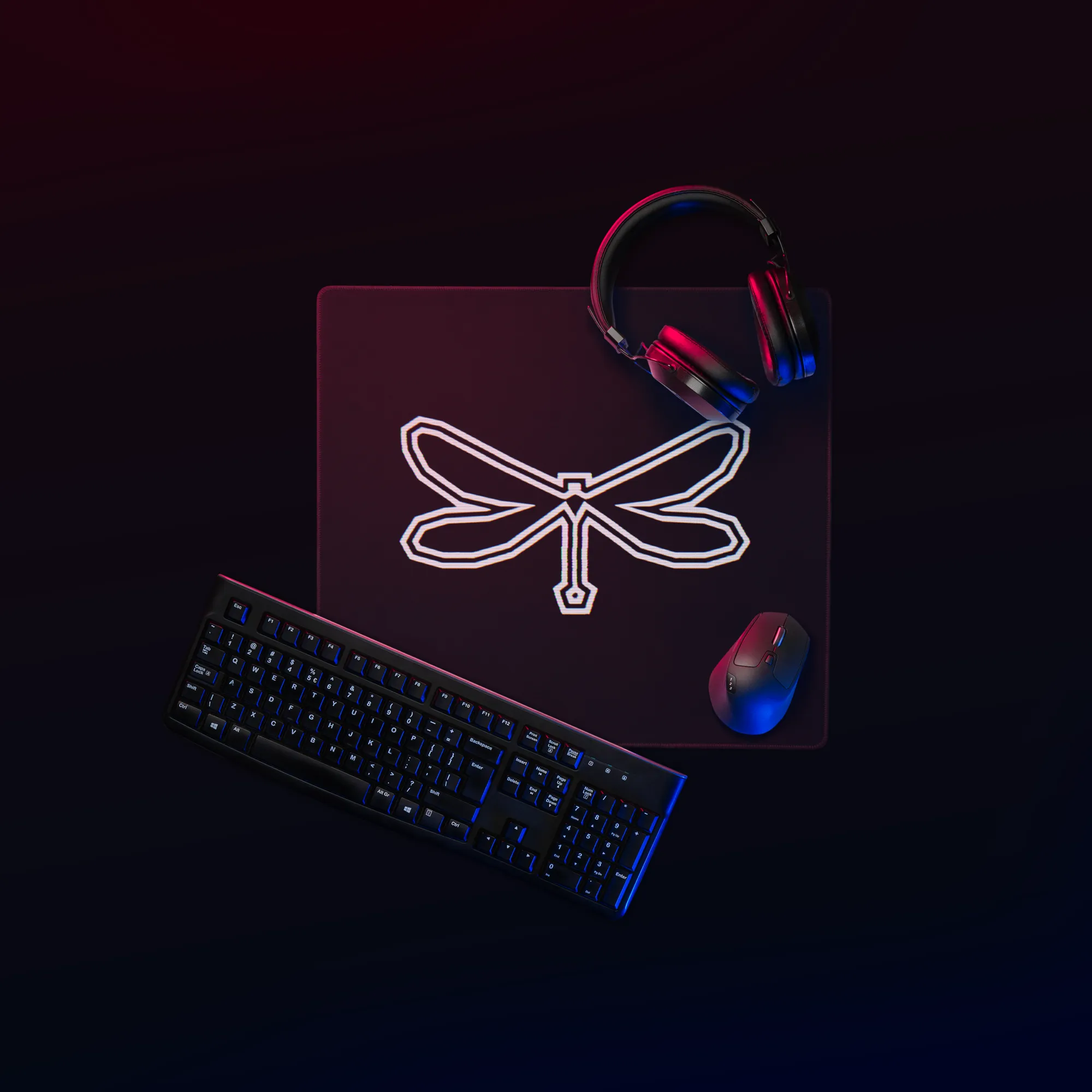 CRT Dragonfly Mousepad